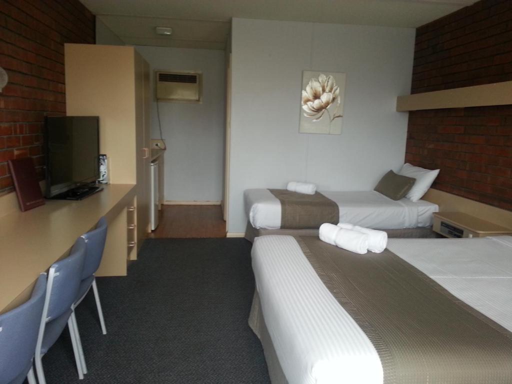 Big Valley Lakeside Paradise Motor Inn Shepparton Rum bild